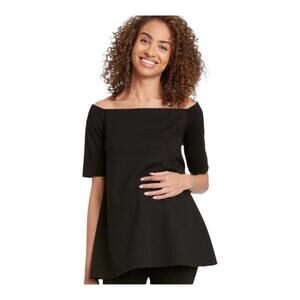 The Nines by Hatch Swing Top Size Medium Maternity Black